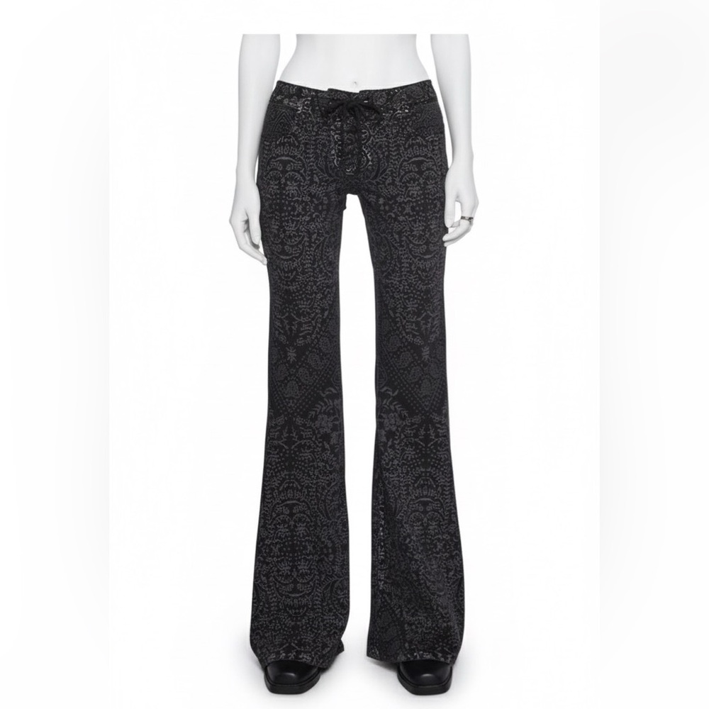 Dolls-kill Geo print flare pants